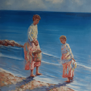 Madre hija Playa Cubo _