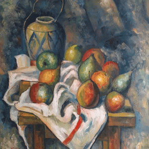 Mantel en pico rojo _